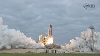 At 8:56 a.m. EDT on May 16, 2011, space shuttle Endeavour and its six-member crew lifted off Launch Pad 39A on a mission to the International Space Station.