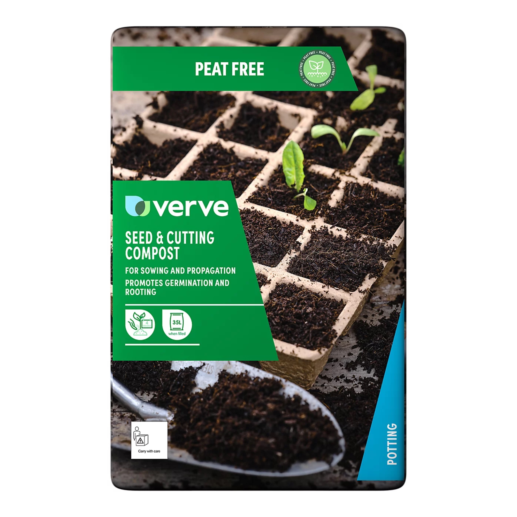 Verve, Peat Free Cutting &amp;amp; Sowing Compost, 35 Ltrs