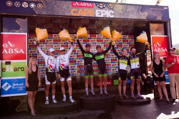 Stage winner Kevin Evans