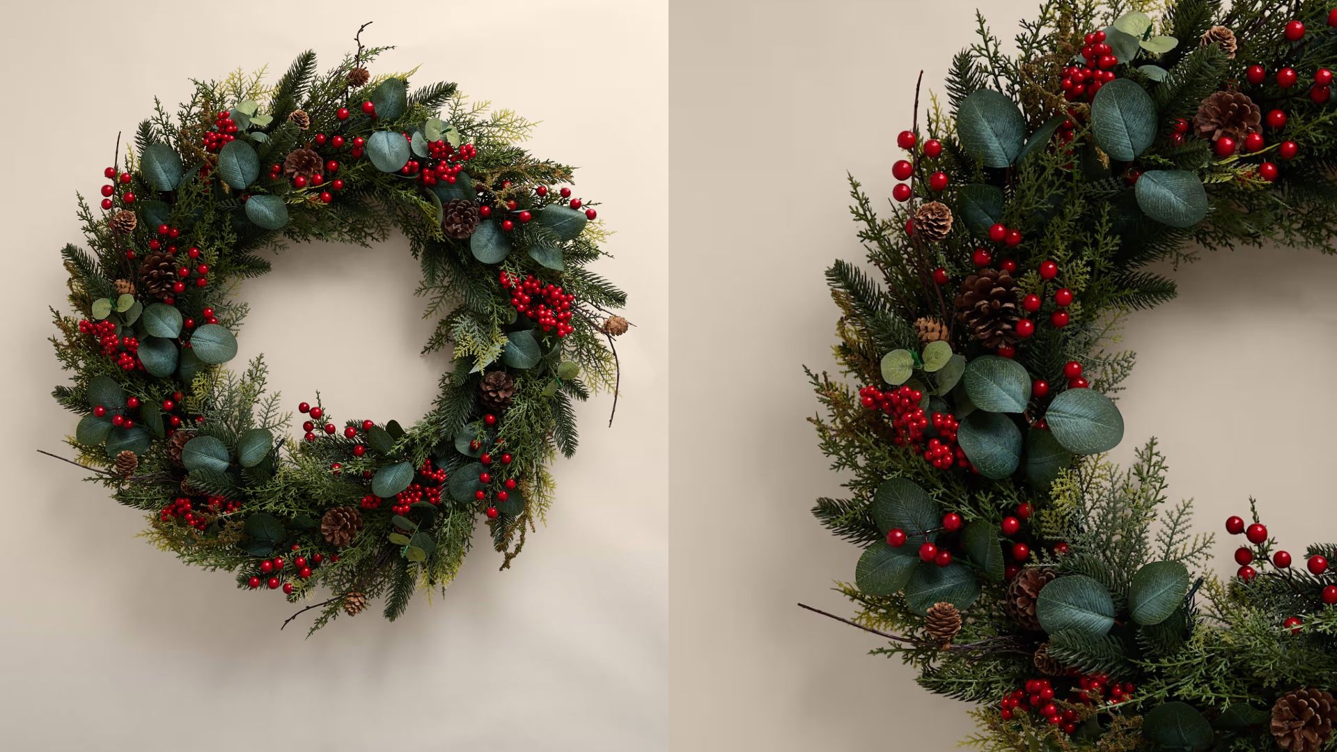  extra large berry wreath 