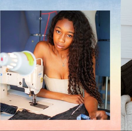 almost on time upcycled fashion business