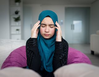 Vaginismus: Worried and Nervous Muslim Girl
