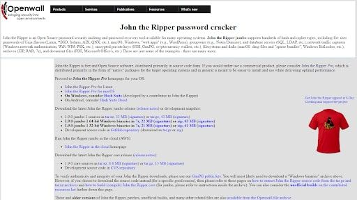 john the ripper linux password