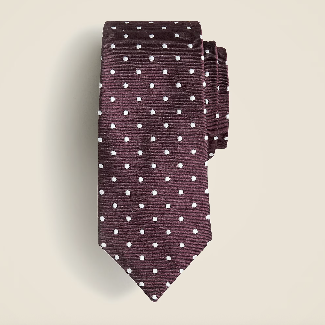 Italian Silk Repp Tie in Dot
