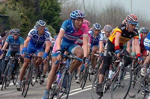 Belgian champ Serge Baguet (Quick.Step) and Alessandro Ballan (Lampre)