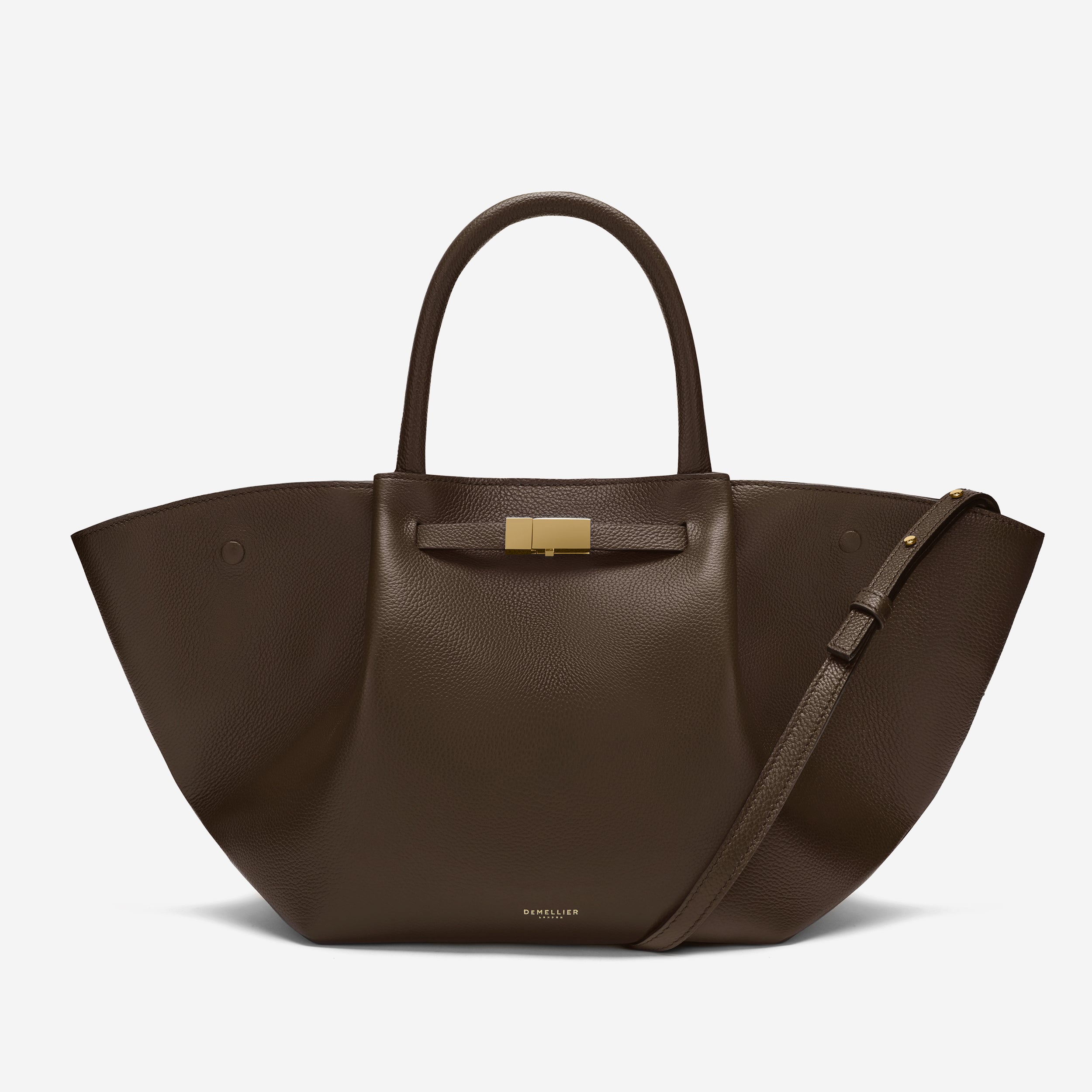 The Midi New York | Mocha Small Grain | Demellier