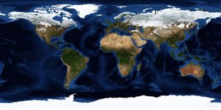 NASA photo of the world