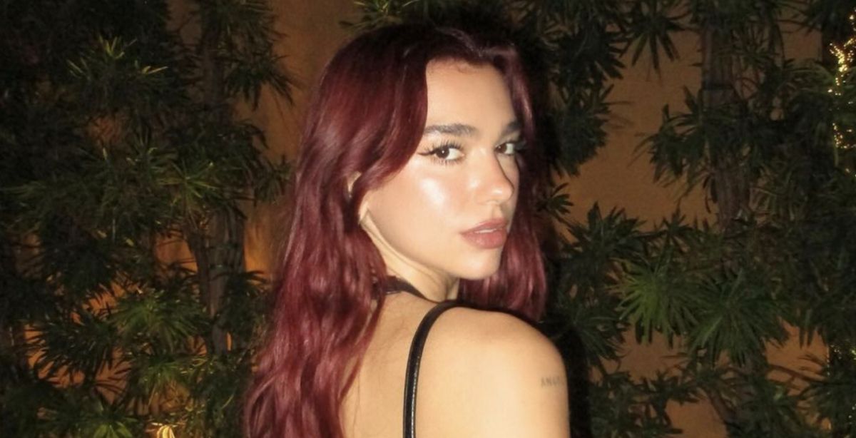 Dua Lipa wore a thong and a see-through dress for her birthday