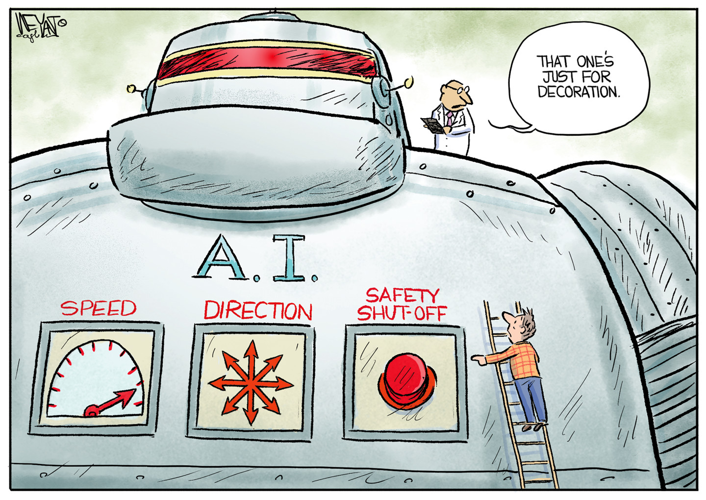 Political cartoon