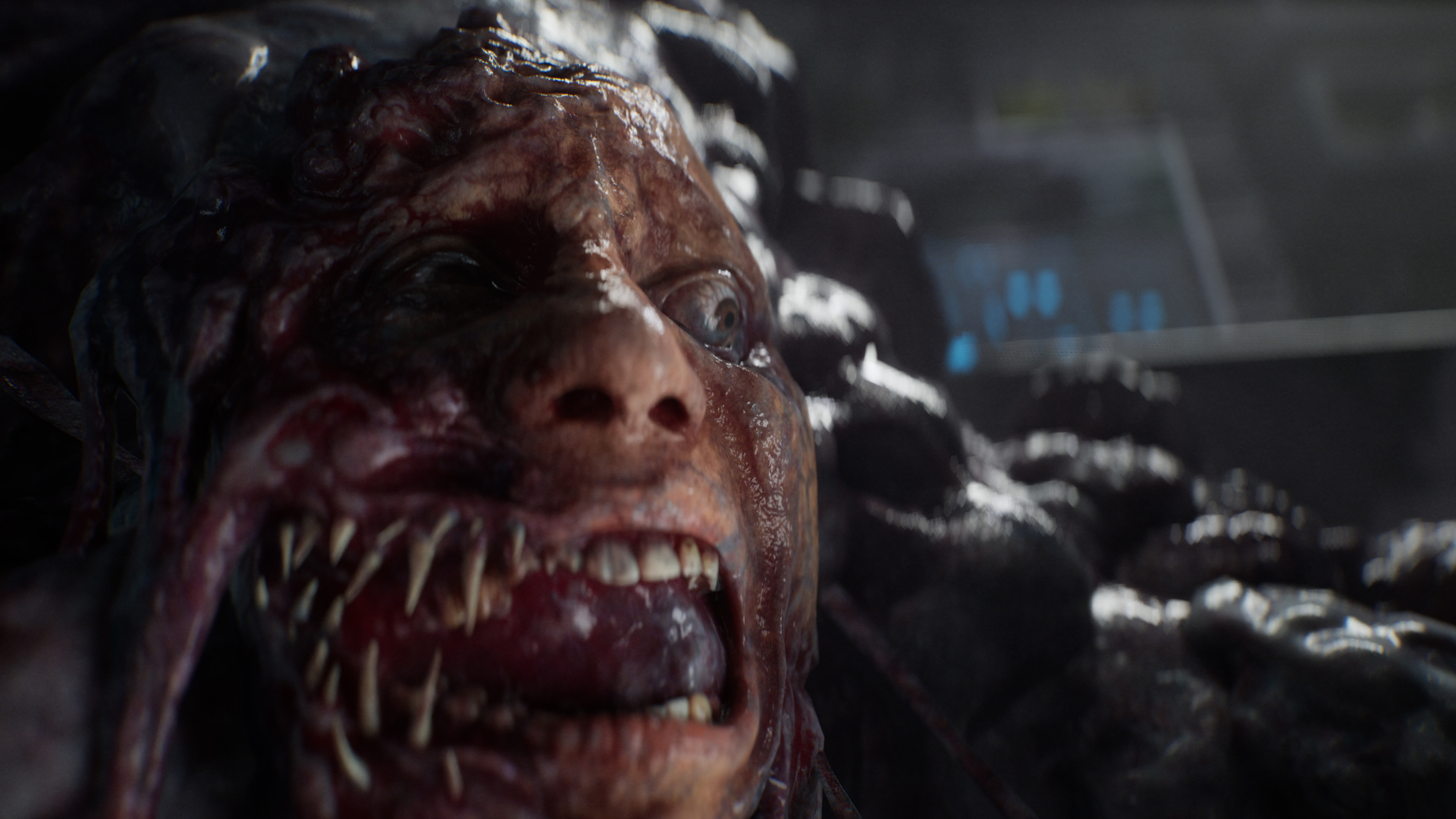 Screenshot from the 2026 space horror game "Directive 8020".