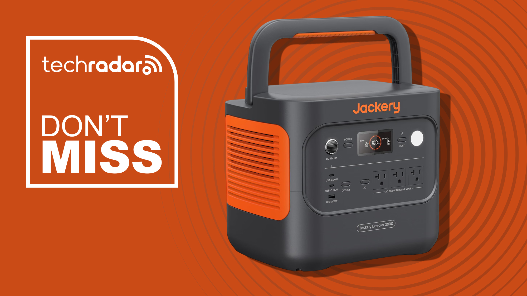 Jackery Explorer 2000 v2 Portable Power Station