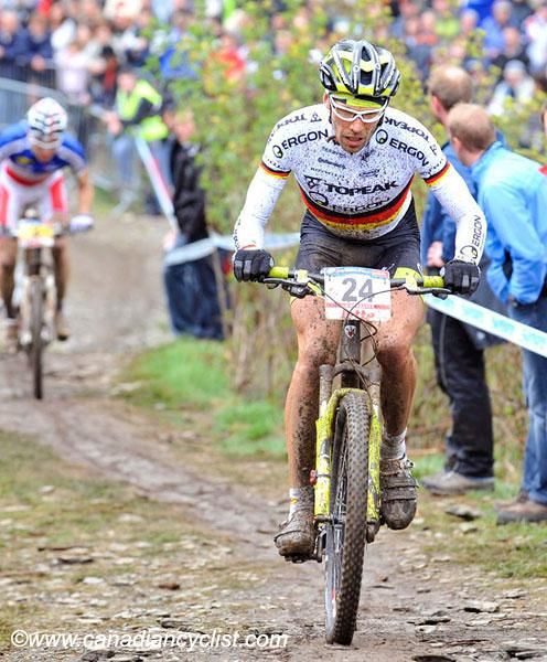 Wolfram Kurschat being chased by Absalon.