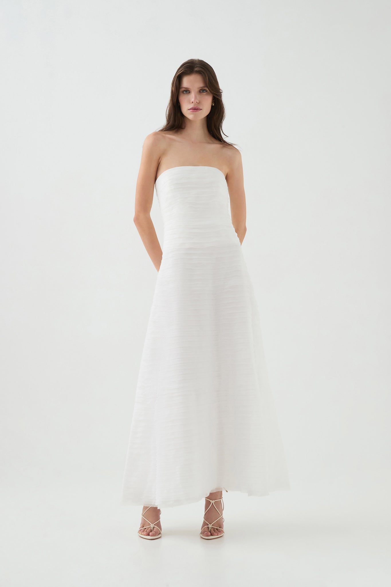 Soundscape Maxi Dress-Ivory / 4