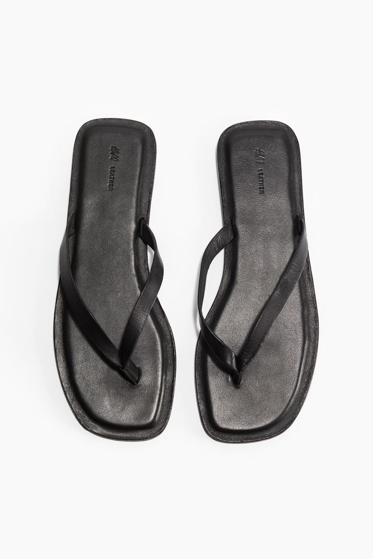 Leather Flip-Flops