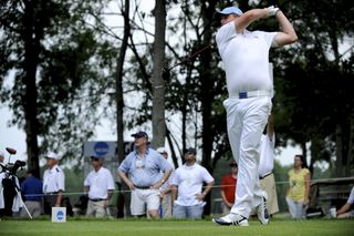 Henrik Norlander competing at the 2010 NCAA Division I Championship