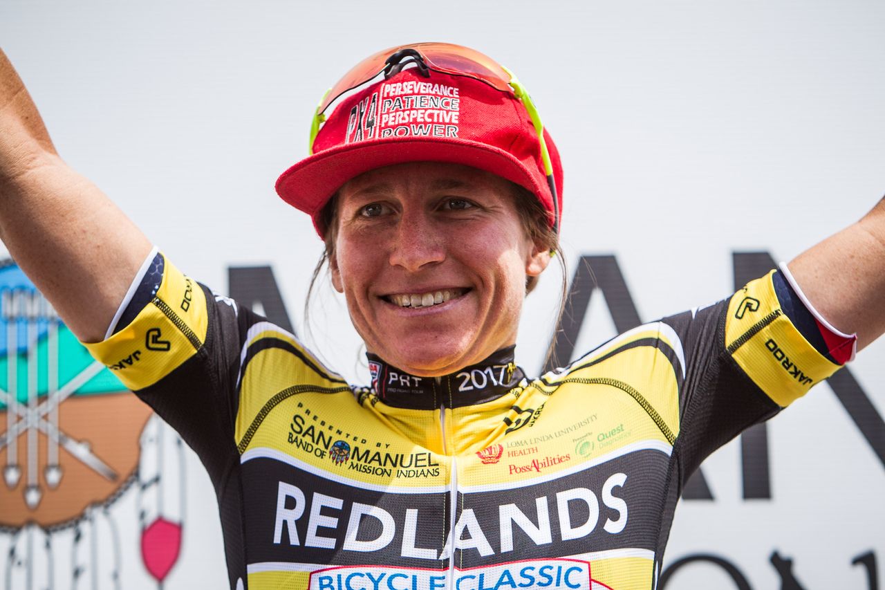 Amber Neben (Dare to Be) stays in yellow