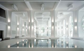 Tamina baths, contemporary beautiful lights