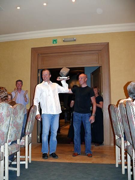 Michaelsen and O'Grady made a big entrance into the dining room.