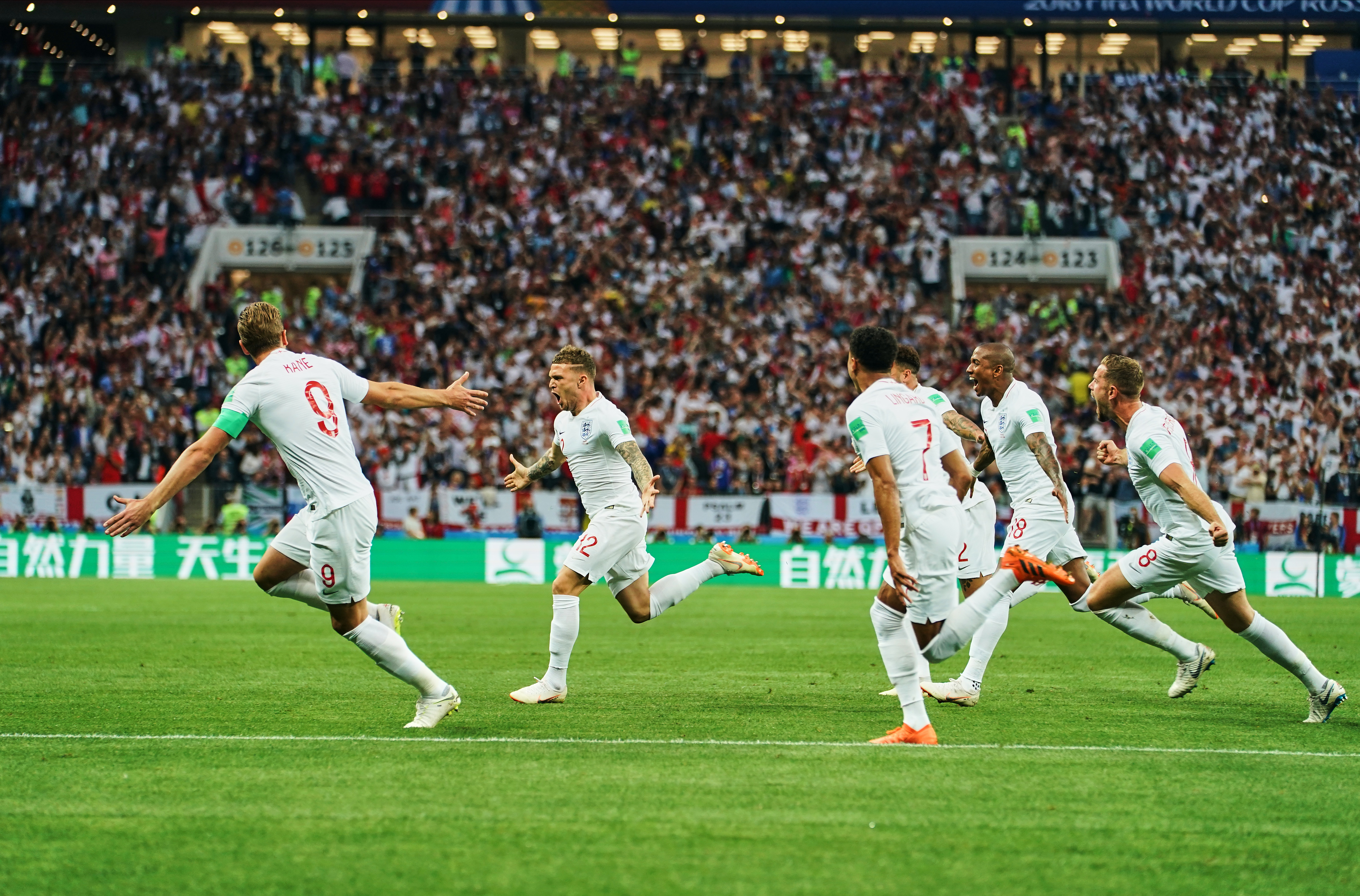 Kieran Trippier gave England the lead in their World Cup semi-final encounter with Croatia but the Three Lions were beaten in extra-time