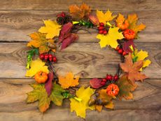 Wreath Of Fall Decor