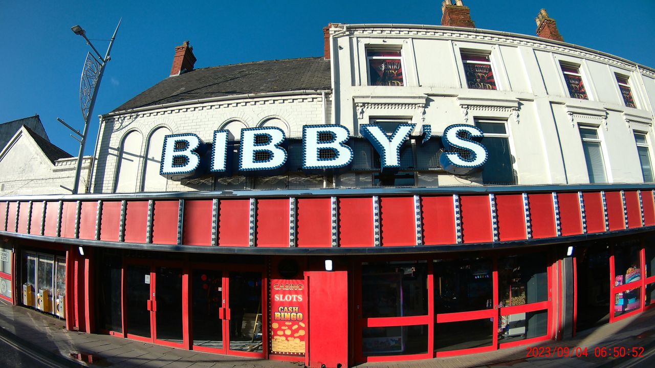Photo of an amusement arcade taken with the SJCAM SJ20 action camera