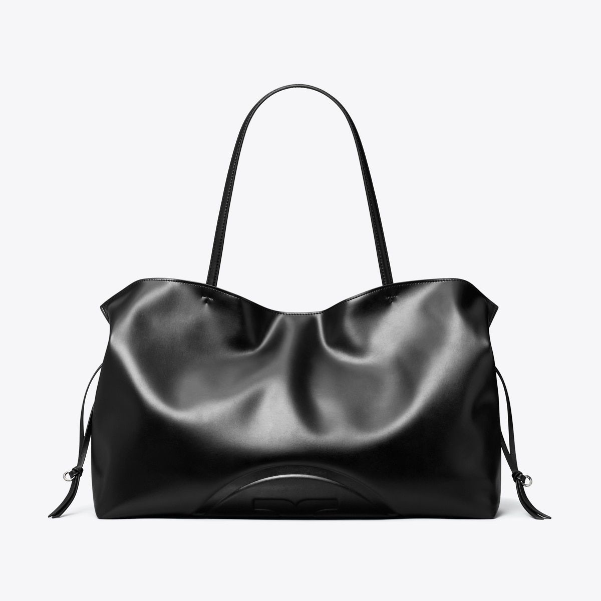 Ella Natuura™ Drawstring Tote in Black, Size Os