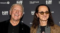 Alex Lifeson and Geddy Lee attend the premiere of "Neil Peart: No One's Disciple" during the 2026 Toronto International Film Festival