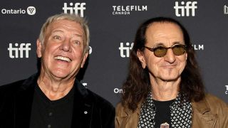 Alex Lifeson and Geddy Lee attend the premiere of "Neil Peart: No One's Disciple" during the 2026 Toronto International Film Festival