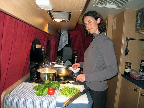 Mary is happy for any chance to prepare some good food.