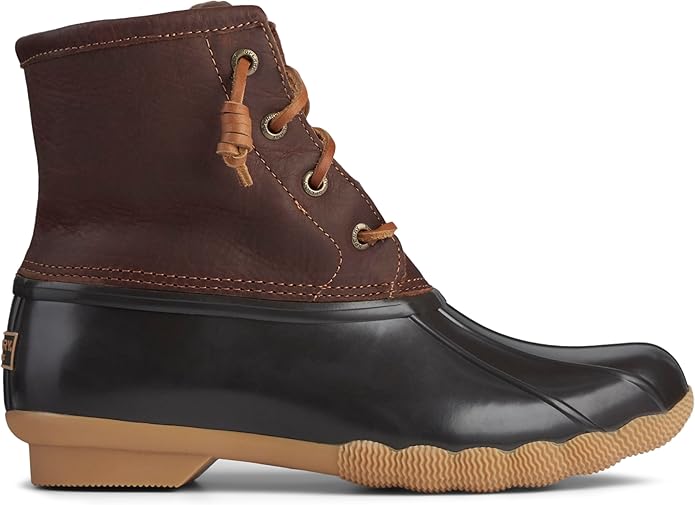 Sperry, Sperry Womens Saltwater Boots, Tan/dk Brown, 8