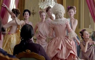 A still from the series Harlots