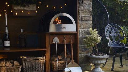 Victorian Arched Freestanding Pizza Oven Door