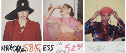 photos from the Yves Saint Laurent exhibit at the International Center of Photography