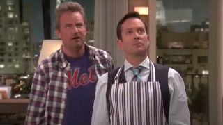 Matthew Perry and Thomas Lennon on The Odd Couple.