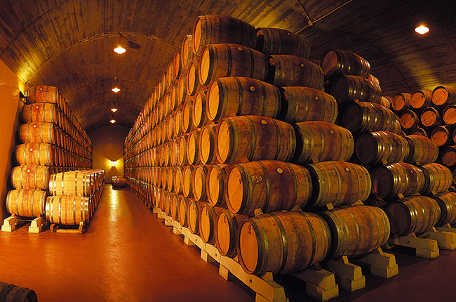 Rioja profile, barrels