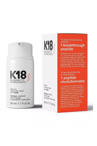 Best At-Home Keratin Treatments 2024 K18 4 Minute Leave-In Molecular Repair Hair Mask