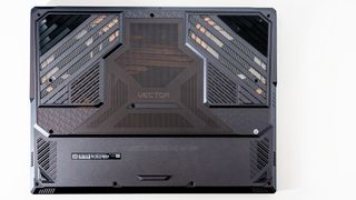 An MSI Vector A18 HX laptop on a white background.