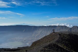 In 1815, Indonesia's Mount Tambora blew off its top. Hikers can summit the giant caldera today.