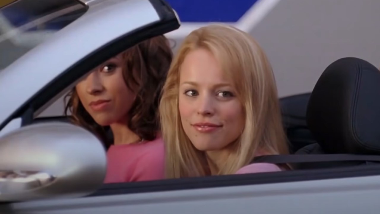 Rachel McAdams as Regina George in Mean Girls: "Get in, loser, we're going shopping."