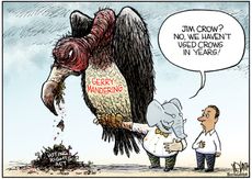 Political cartoon