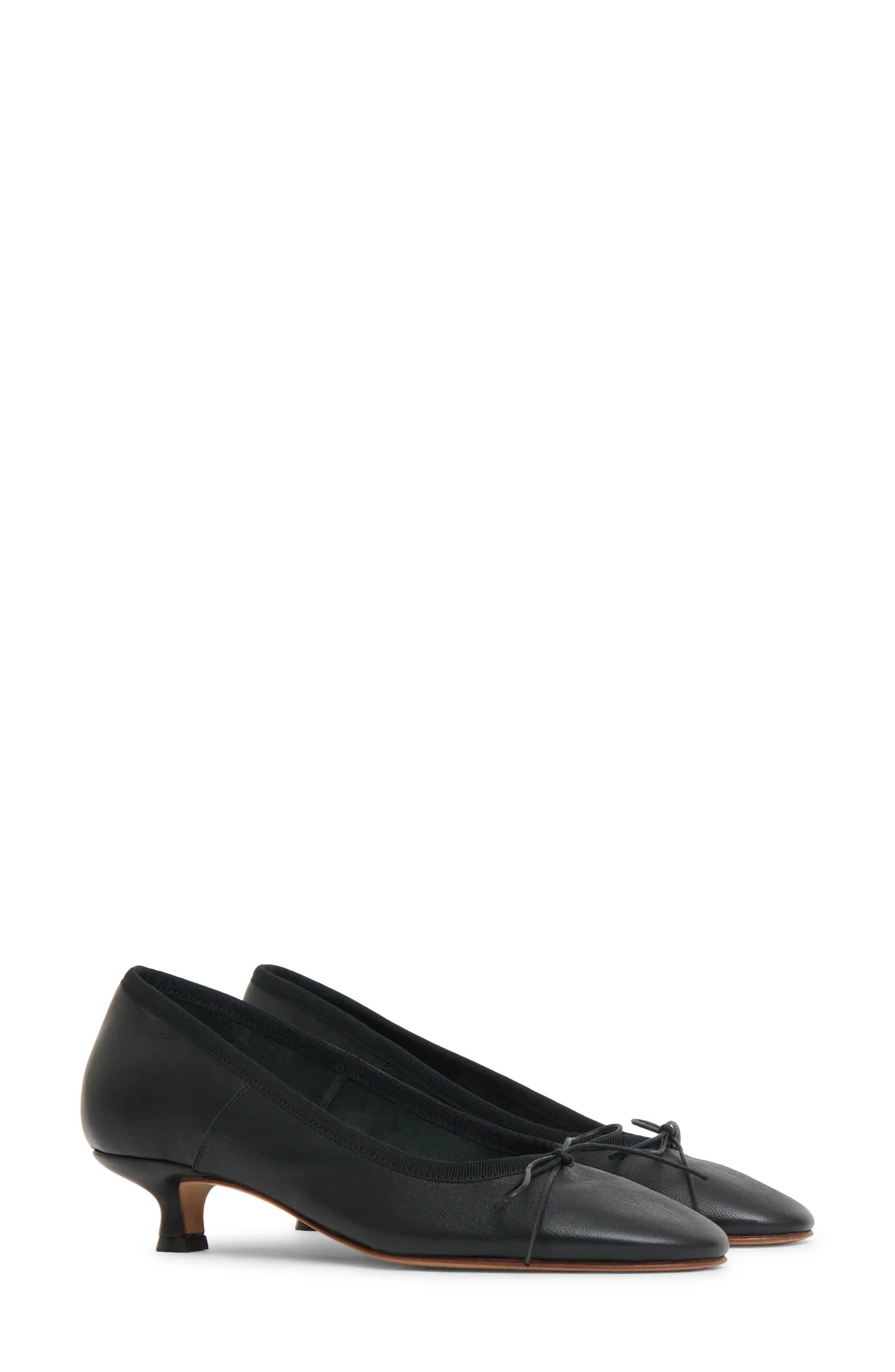 Mansur Gavriel Ballerina Kitten Heel Pump.
