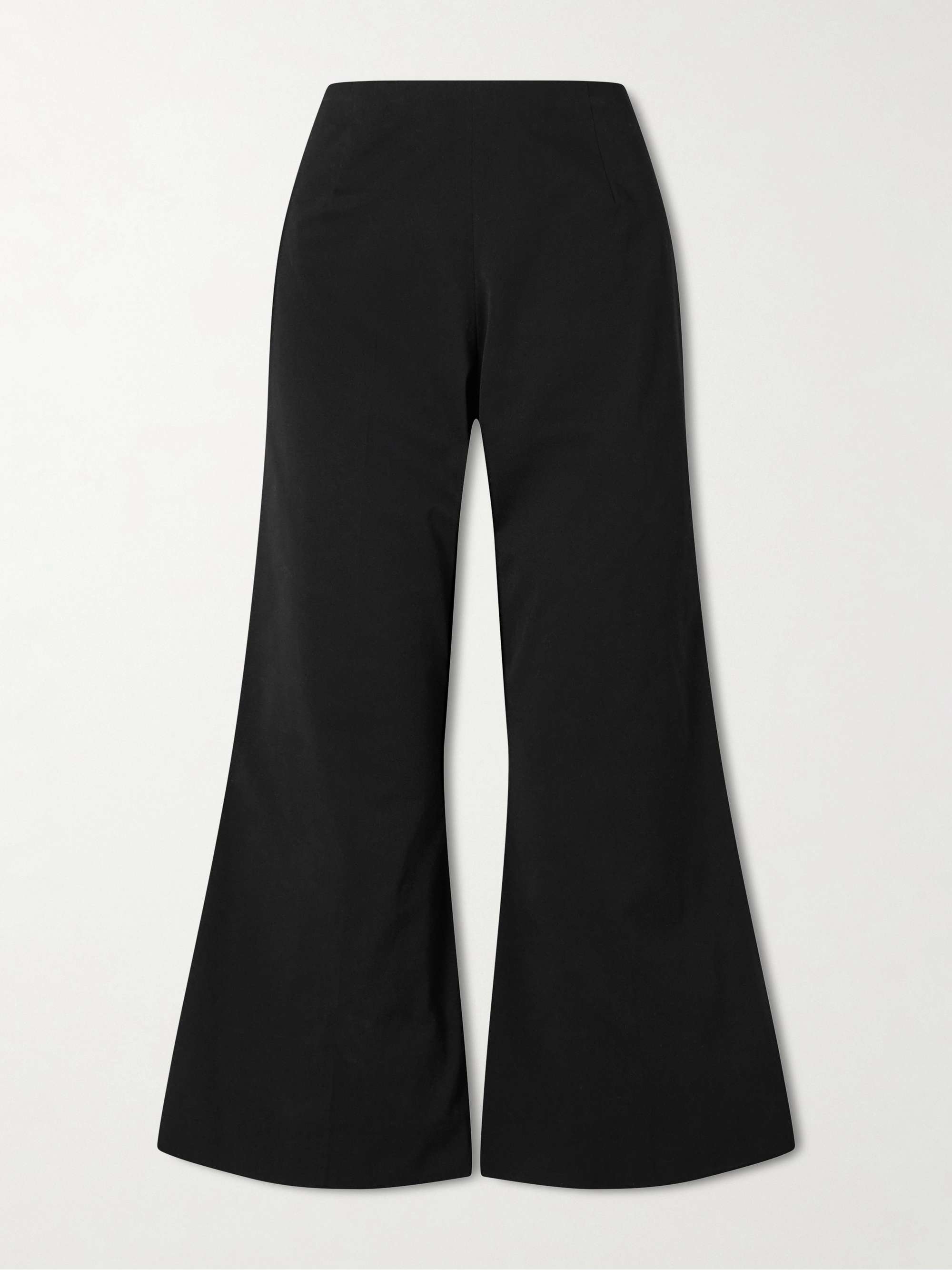 Walter Cotton and Silk-Blend Flared Pant