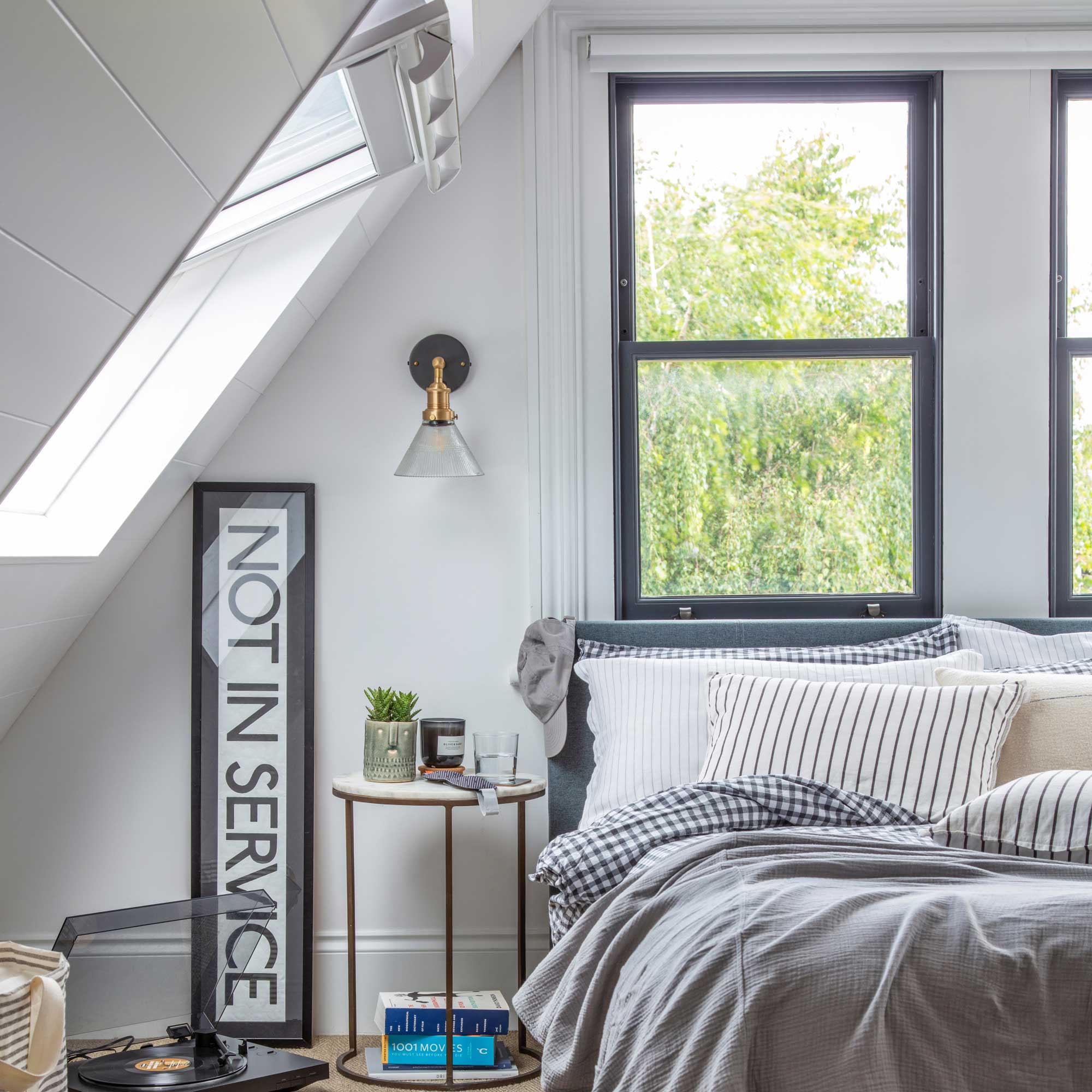 loft conversion bedroom with rooflight