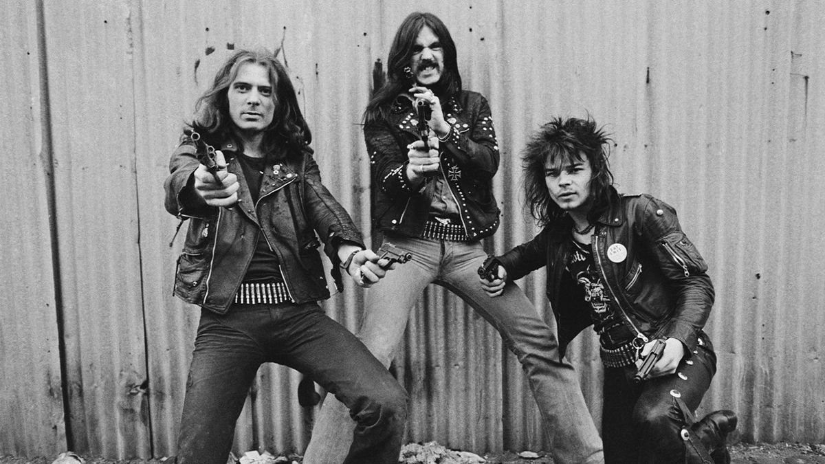 Motorhead classic line-up: Fast Eddie Clarke, Lemmy and Philthy Animal Taylor