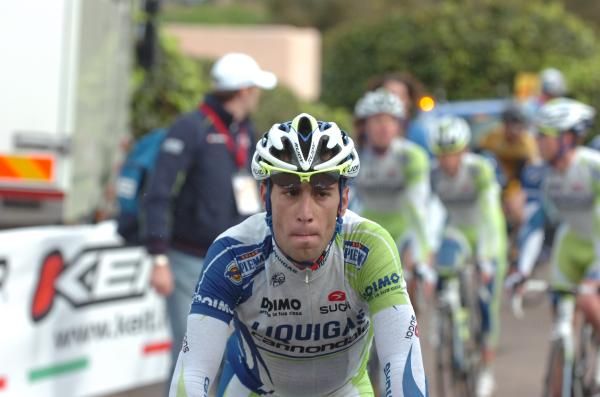 Vincenzo Nibali (Liquigas-Cannondale) completes his first race day of a big season in Sardinia.