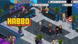 Screenshot of Twitter alternativeHabbo with Habbo logo pasted over