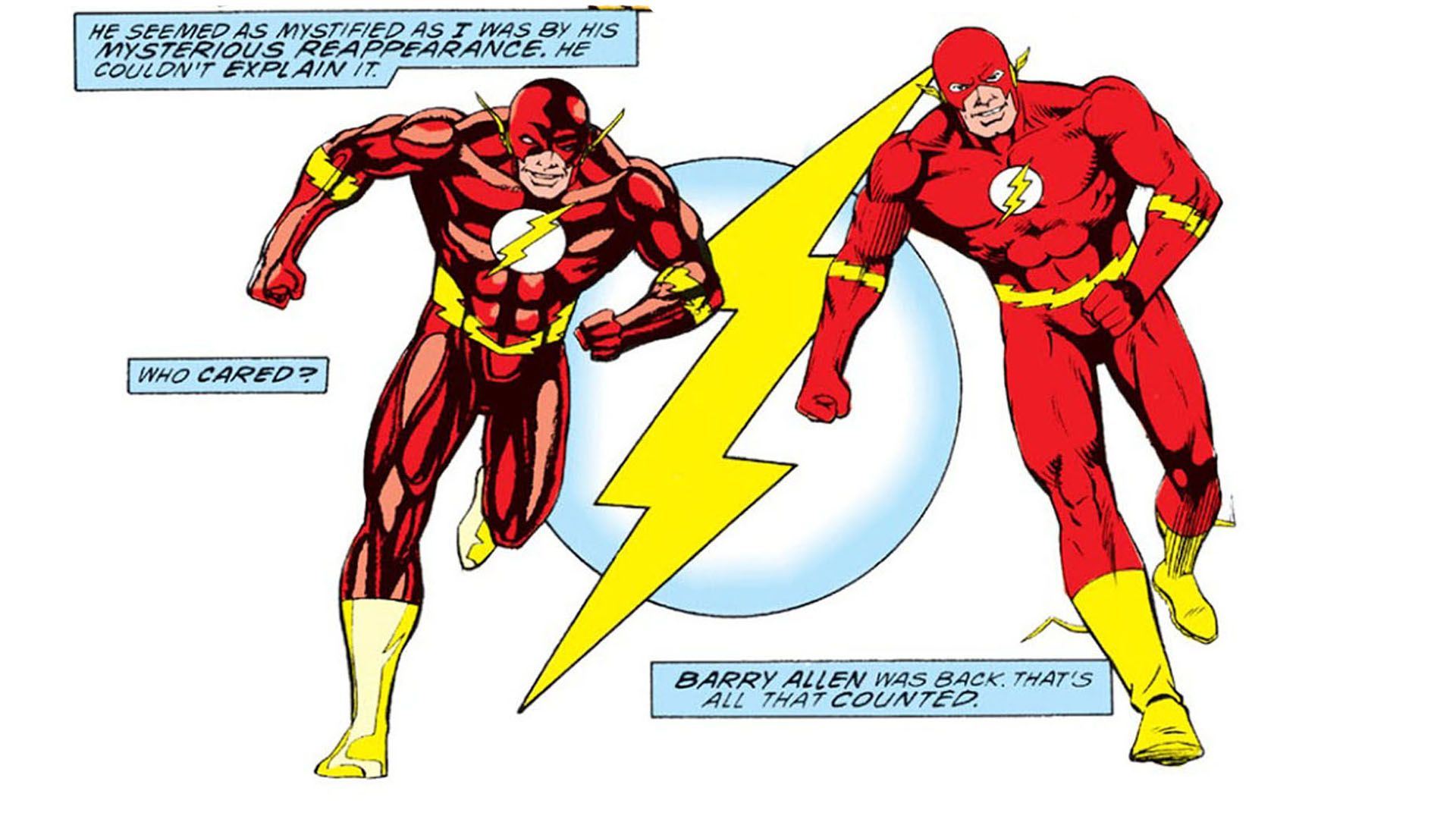 reappearance of Barry after 20 years