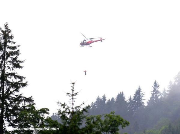 Nico Vink was airlifted out