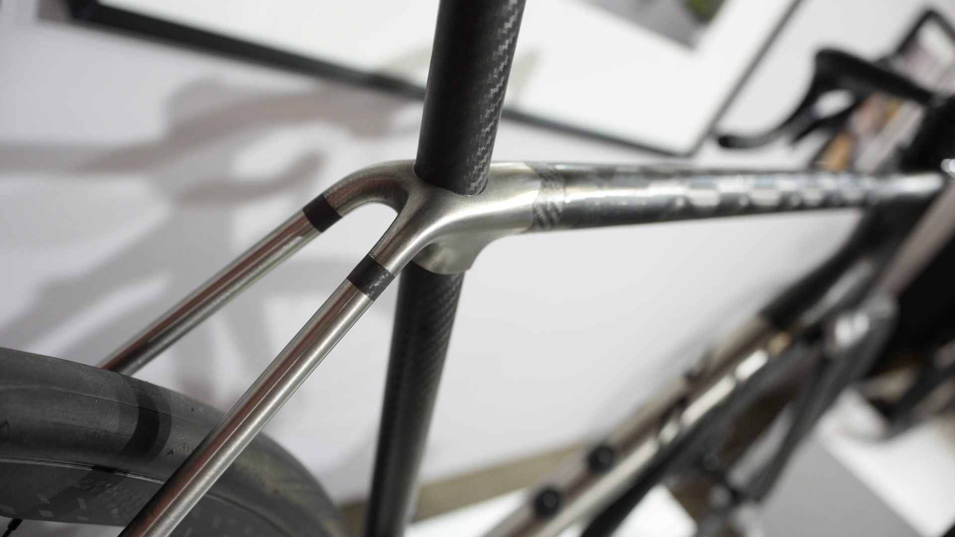 close up details of expensive bikes