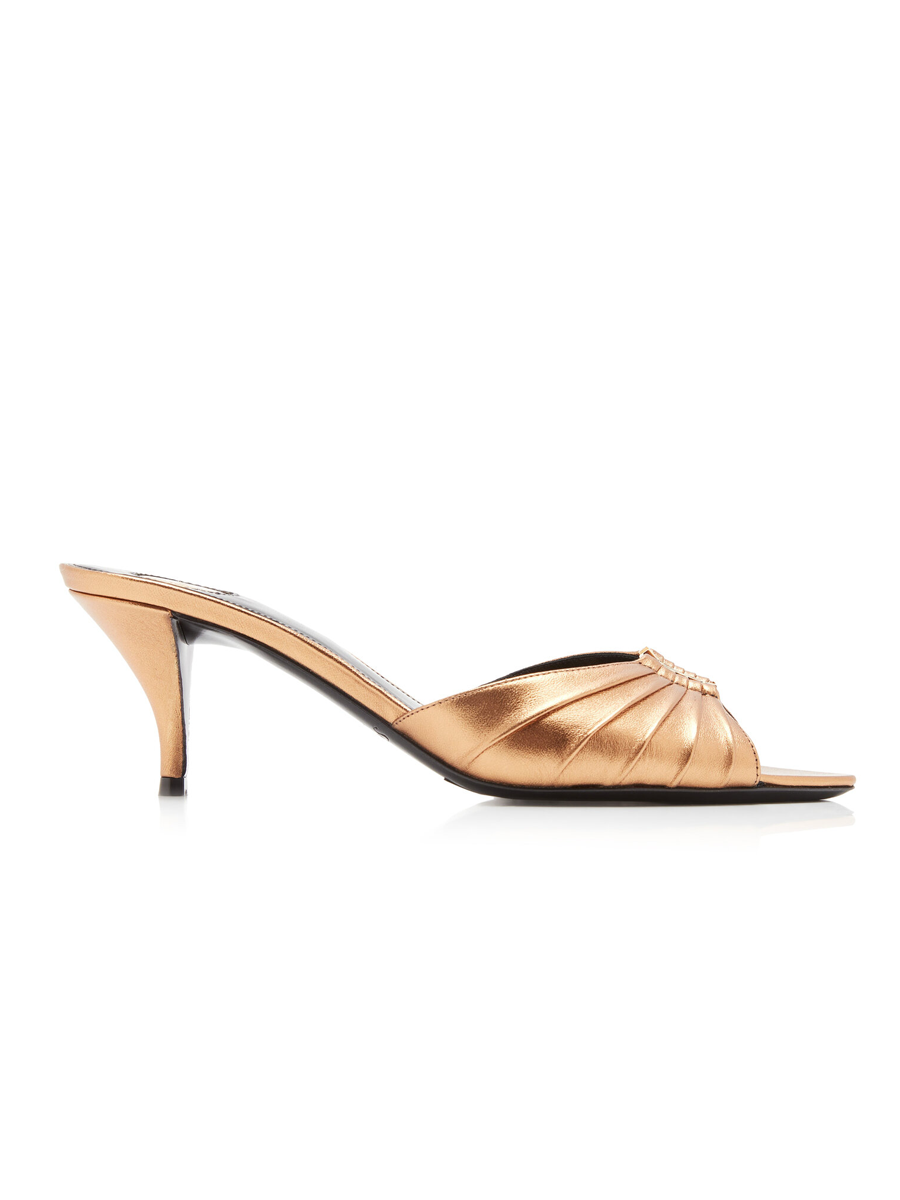 Saint Laurent, Babylone Leather Mules